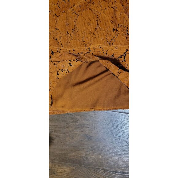 Anthro Womens Boho Floral Lace Blouse Small Dolan Norah 3/4 Western Festival - Picture 8 of 8